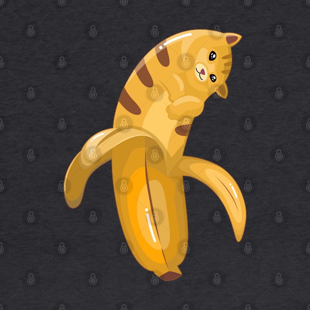 Cute Banana Yellow Cat by Acho Underpeak